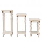 Concise White Console Desktop Pot Holder Flower shelf for sale