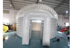 China Half Transparent PVC 6m Inflatable Christmas Igloo Tent supplier