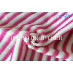 Red And White Color Stripe Microfiber Cleaning Towel Cloth For Home Using Super Absorbent for sale