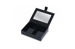 China Rectangular Small Magnetic Eyeshadow Palette Baked Custom Eyeshadow Box With Ribbon supplier