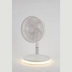 Portable Folding Desktop Table Fan With Light For Home Office Bedroom for sale