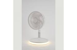 China Vertical Portable Foldable Fan USB Rechargeable Remote Control With Night Light supplier