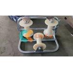Heavy Duty Cable Laying Roller For Pulling Wires Rated Load 10-20kN for sale