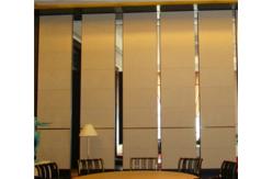 China Hotel Acoustic Folding Partition Wall Divide Space Top Hanging System / Soundproof Room Dividers supplier