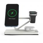 Magnet Fast Charger Stand With Night Light 2w For Iphone Samsung Iwatch Airpods Black And White for sale