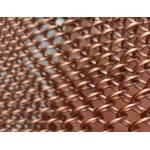Metal Ring Decorative Wire Mesh For Cabinets , Chain Link Mesh Type for sale