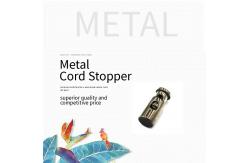 China 1 Hole 2 Hole No Burr Alloy Metal Cord Stopper supplier
