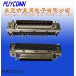 50P Female SCSI Connector PCB Right Angle 1.27mm MDR Connector