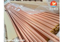 China JIS H3300 C1220T Seamless Copper Alloy Tube For HVAC systems supplier