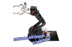 China 180 Degrees 6 DOF Servo robot Arm Mount Kit For Arduino Compatible supplier
