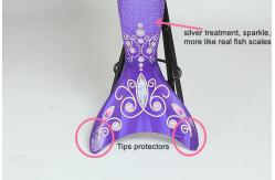 China Children Birthday Party Princess Mermaid Tails With  Shiny Fish Scale Texture Design supplier