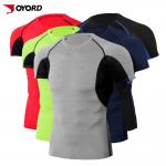 Quick Dry Custom Rash Guard , Surf Rash Guard Plus Size Compression T Shirt for sale