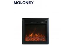 China 690mm Recessed Electric Fireplace Wood Mantel 750-1500W Heating Cold Rolled supplier