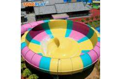 China 43sqm -78sqm Water Splash Park Equipment Fiberglass Playground Slide supplier