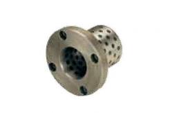 China HGB250 Fixed Bronze Flanged Sleeve Bearings Self Lubricating With Graphite supplier