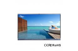 China iBoard Wide Screen Aluminium Frame Infrared Interactive Whiteboard 86inch 4k Interactive Panel supplier