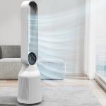 Multifunctional Smart 2 in 1 Home Air Filter Whole house HEPA Filter Leafless Air Purifier Standing Fan Tower Fan for sale