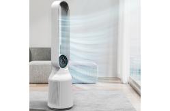 China HOMEFISH Touch Screen Household Air Purifier Bladeless Standing Fan 8 Gears Speed Adjustable supplier