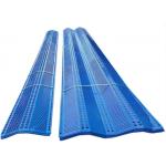Blue Aluminium Windbreak Fence Panel Wind Dust Net Powder Coated for sale