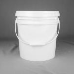 Thermal Transfer Clear 5 Gallon Plastic Pails 20L Plastic Buckets With Lids for sale