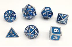 China ISO9001 Painted RPG Dice Set Exquisite Carving Polyhedron Metal Material supplier
