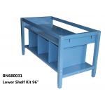 Lower Shelf Kit For Divider The Space Under The Industrial Work Table 96 Inch Wide for sale
