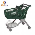 175L Pure Plastic Supermarket Shopping Trolley For Customised Colours for sale