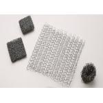 Square Shape Compressed Knitted Wire Mesh 80mm 316 Stainless Steel Wire Mesh Filter for sale