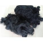 Recycled Dyed PET Staple Fiber 6.67D * 64MM Good Flexibility Flame Retardant for sale