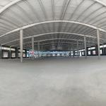 Portable Hangar Steel Frame Warehouse Construction Customized Lightweight Affordable for sale