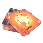 CMYK 4C Biscuit Tin Box 0.25mm Large Rectangular Tin Containers for sale