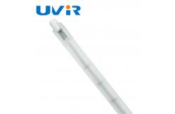 China Customized Frosted Single Tube Short Wave Infrared Heating Lamp Tubes supplier