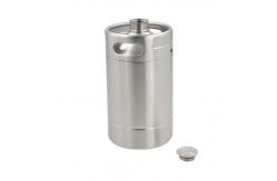 China 64oz Double Wall Insulated Mini Keg , 2L Ball Lock Beer Keg supplier