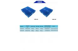 China Durable Virgin PP Euro Plastic Pallet Double Faced 1400x1200mm supplier