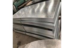 China Embossed Galvanized Steel Sheets GI Plates Antiskid Patterns ASTM 1250*6000mm 1.8mm supplier