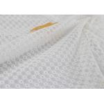 Stabilizer Voile Embroidered Eyelet Polyester Lace Fabric For Wedding Dress for sale