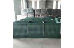 China Hot Galvanized Bastion Barrier Mesh Welded Military Defensive Hesco Boxes With Geotextile supplier