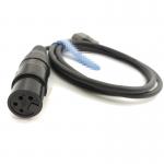 Flexible 4 Pin XLR To Dtap Cable Straight Type For Camera Monitor for sale
