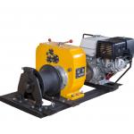 8 Ton  cable winch / Gas Engine Powered Winch For electric power construction