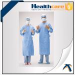 CPE PE Disposable Isolation Gowns Ties On Neck And Waist for sale