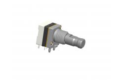 China 18 Detent Industrial Rotary Encoder Logic With 0.5 Travel Push Switch supplier