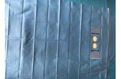 China Eye Ophthalmic Sterile Disposable Surgical Drapes Alcohol Resistant With Two Holes And Pouch supplier