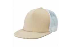 China 5 Panel Unisex Flat Brim Snapback Hats With Plastic Buckle Back Closure supplier
