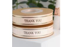 China High quality 3D hot stamping grosgrain customized printed ribbon supplier