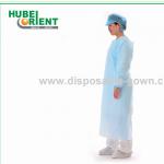 Anti Bacterial CPE Disposable Gowns With Thumb Cuffs for sale