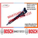 BOSCH Common Rail fuel Injector 0445110151 0445110152 A6120700287 for Mercedes-Benz C30CDi for sale