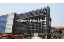 China Diameter 5.8mm Black Welded Steel Wire Mesh Reinforcement Oxidation Resistance supplier
