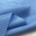 Cleanroom Lint Free Polyester ESD Safety Anti Static Fabric For Lab Clothing