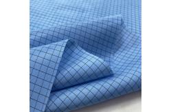 China Cleanroom Lint Free Polyester ESD Safety Anti Static Fabric For Lab Clothing supplier