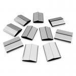 Metal Steel Plastic Strapping Seals Packaging Buckle Fully Closed 25kg for sale